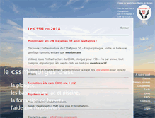Tablet Screenshot of cssm-morges.ch